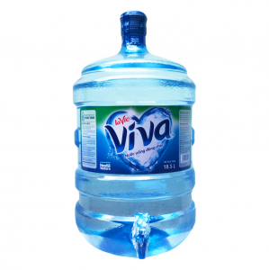 Nước uống đóng bình ViVa 18.5L (Có vòi)